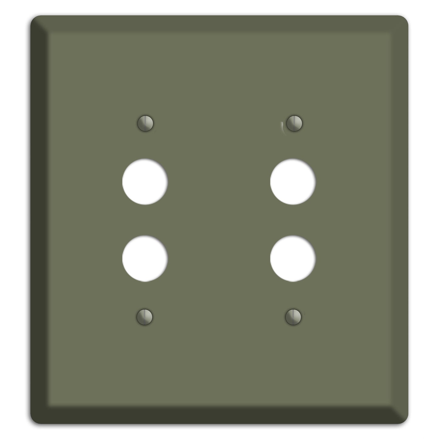 Baxter Eucalyptus 2 Pushbutton Wallplate