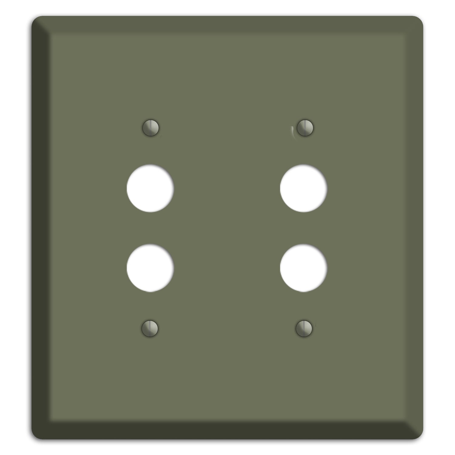 Baxter Eucalyptus 2 Pushbutton Wallplate