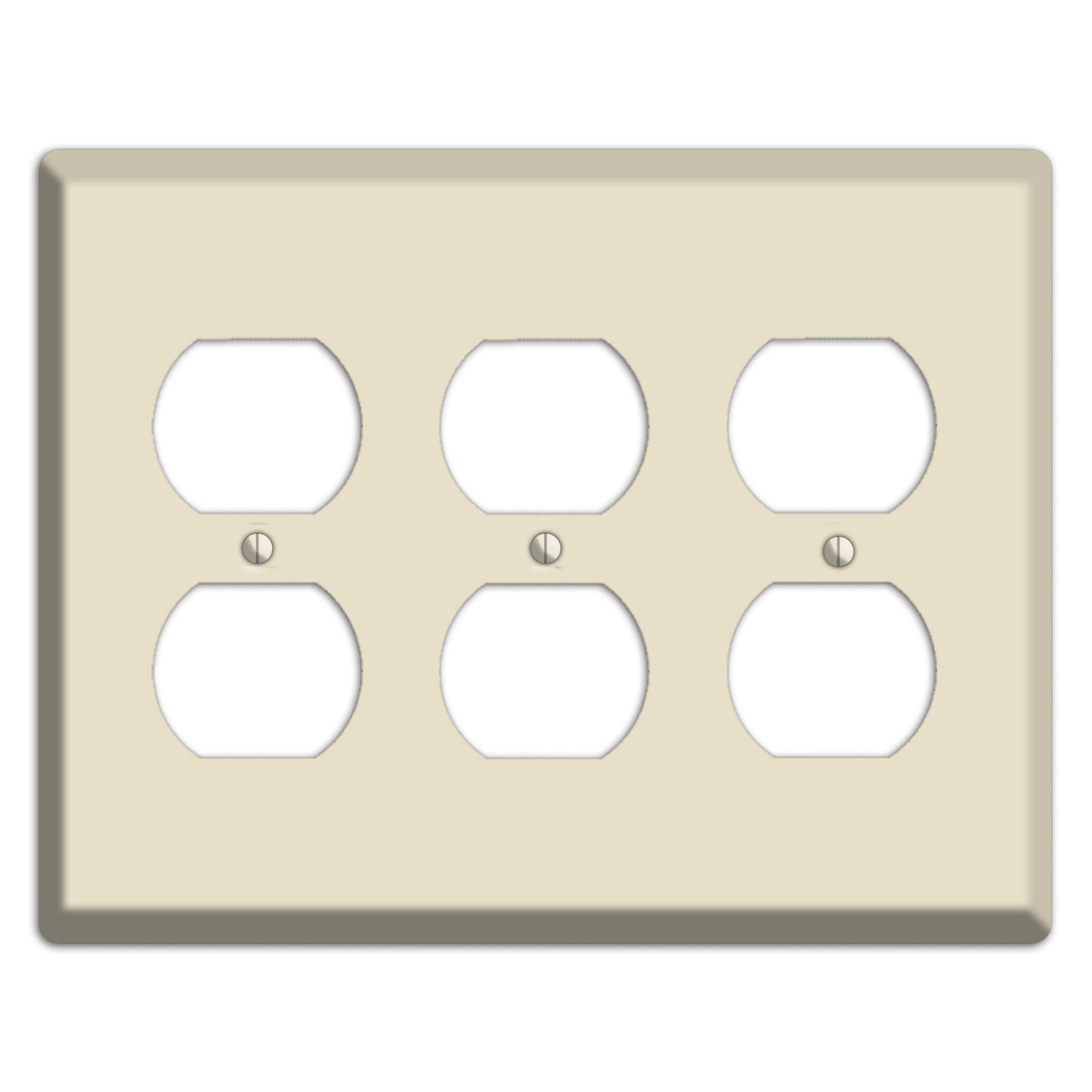 Baxter Ivory Cream 3 Duplex Wallplate