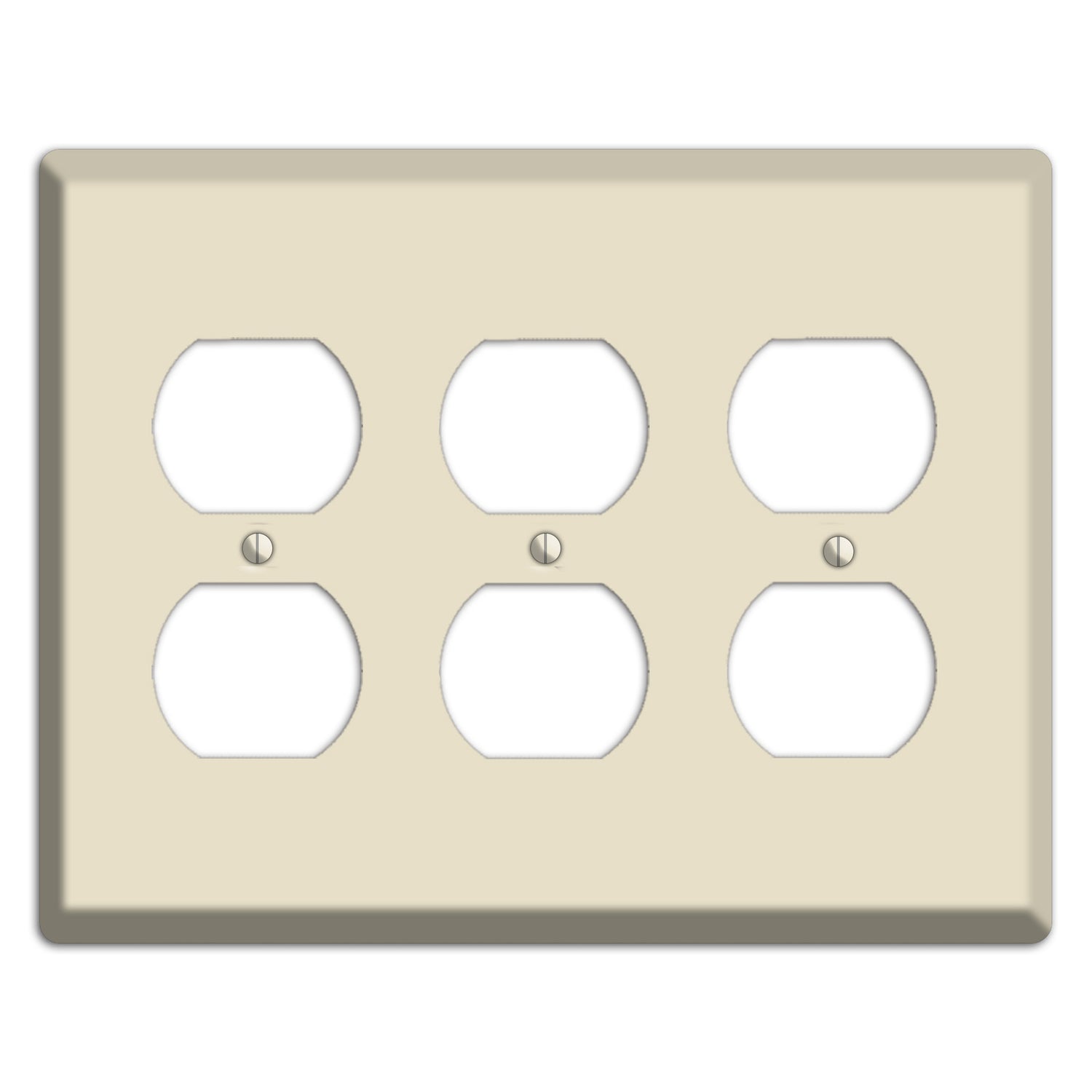 Baxter Ivory Cream 3 Duplex Wallplate