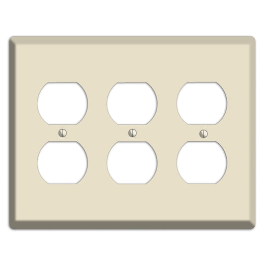 Baxter Ivory Cream 3 Duplex Wallplate