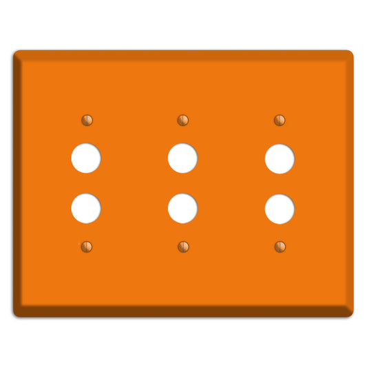 Baxter Pumpkin 3 Pushbutton Wallplate