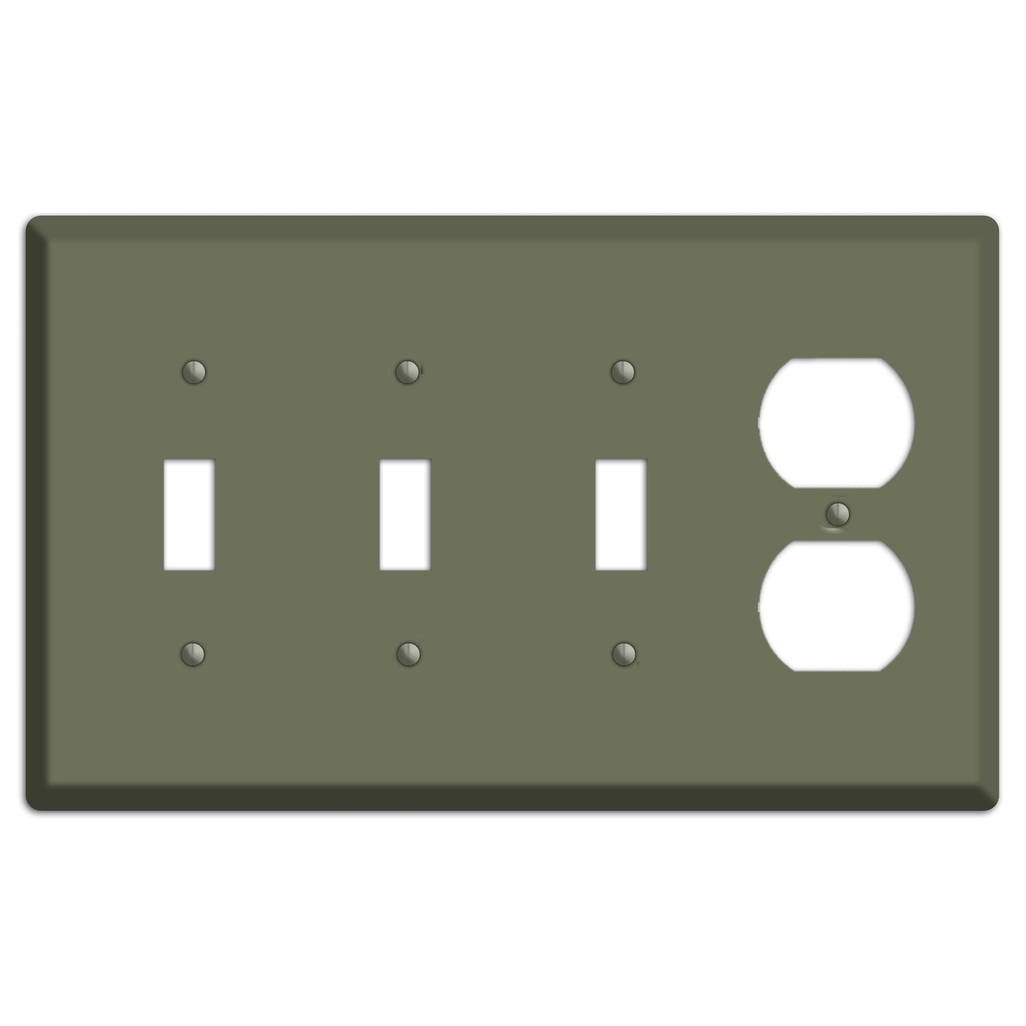 Baxter Eucalyptus 3 Toggle / Duplex Wallplate