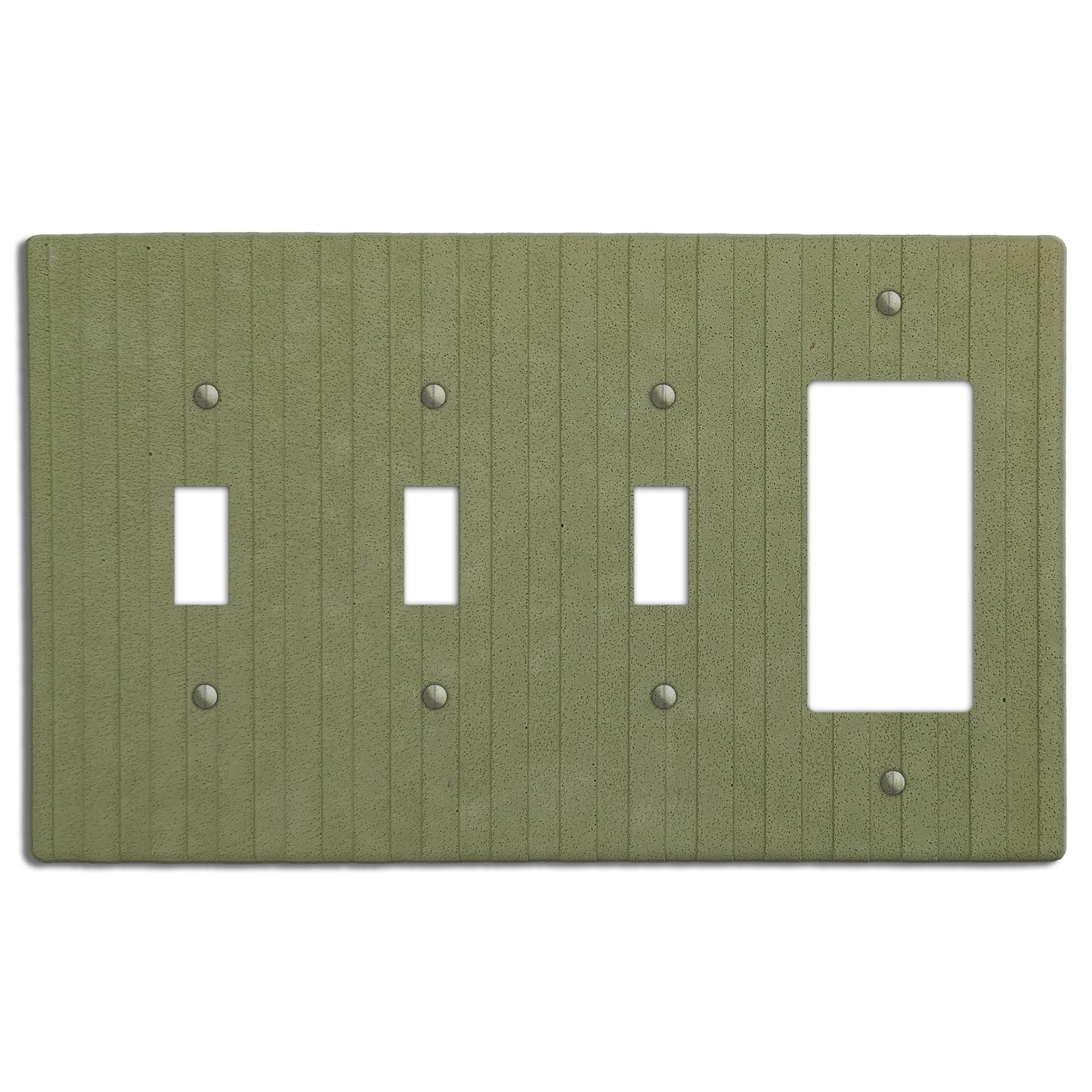 Sage Green Boho Stripes 3 Toggle / Rocker Cover Plate