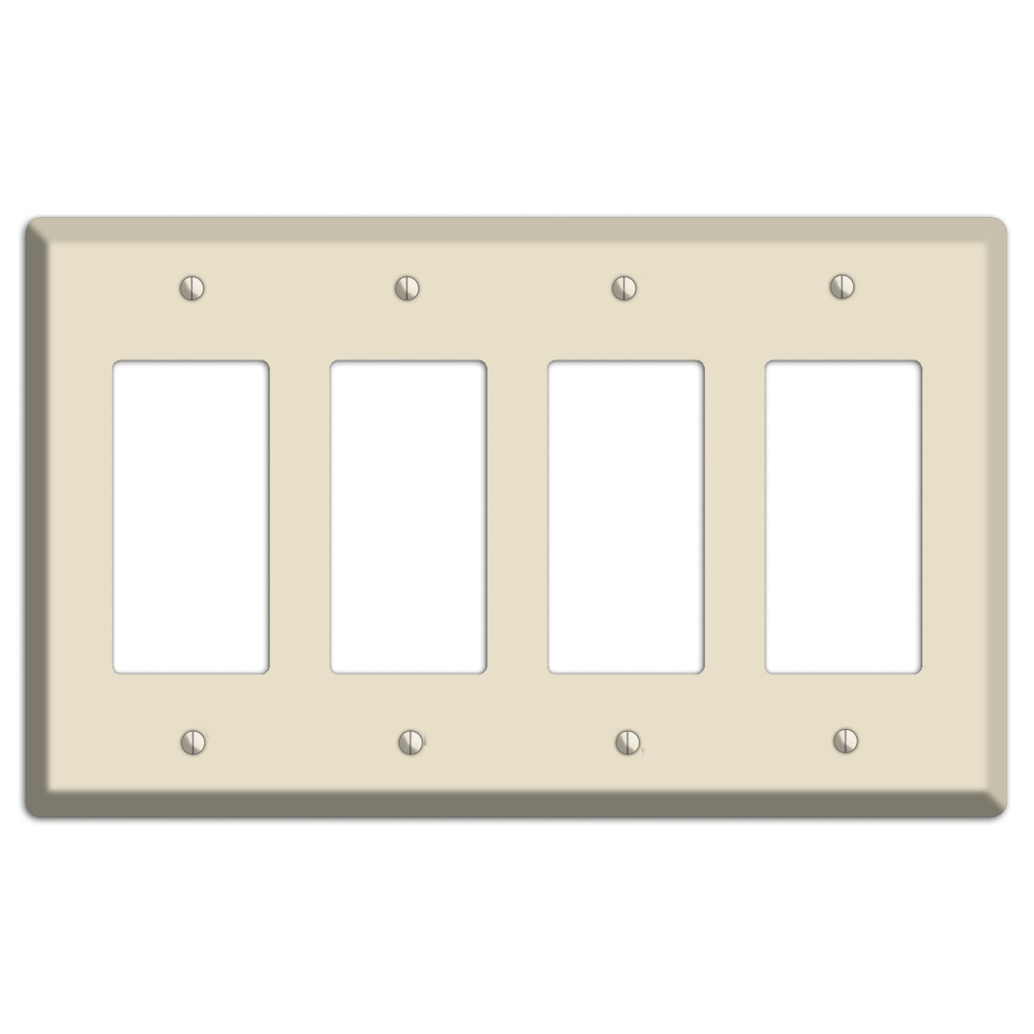 Baxter Ivory Cream 4 Rocker Wallplate