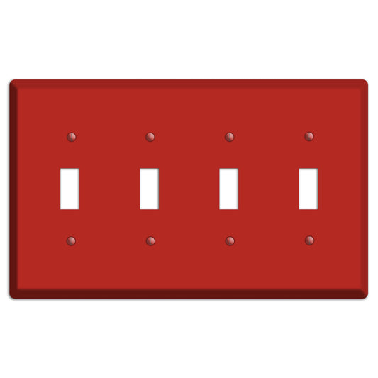 Baxter Paprika 4 Toggle Wallplate