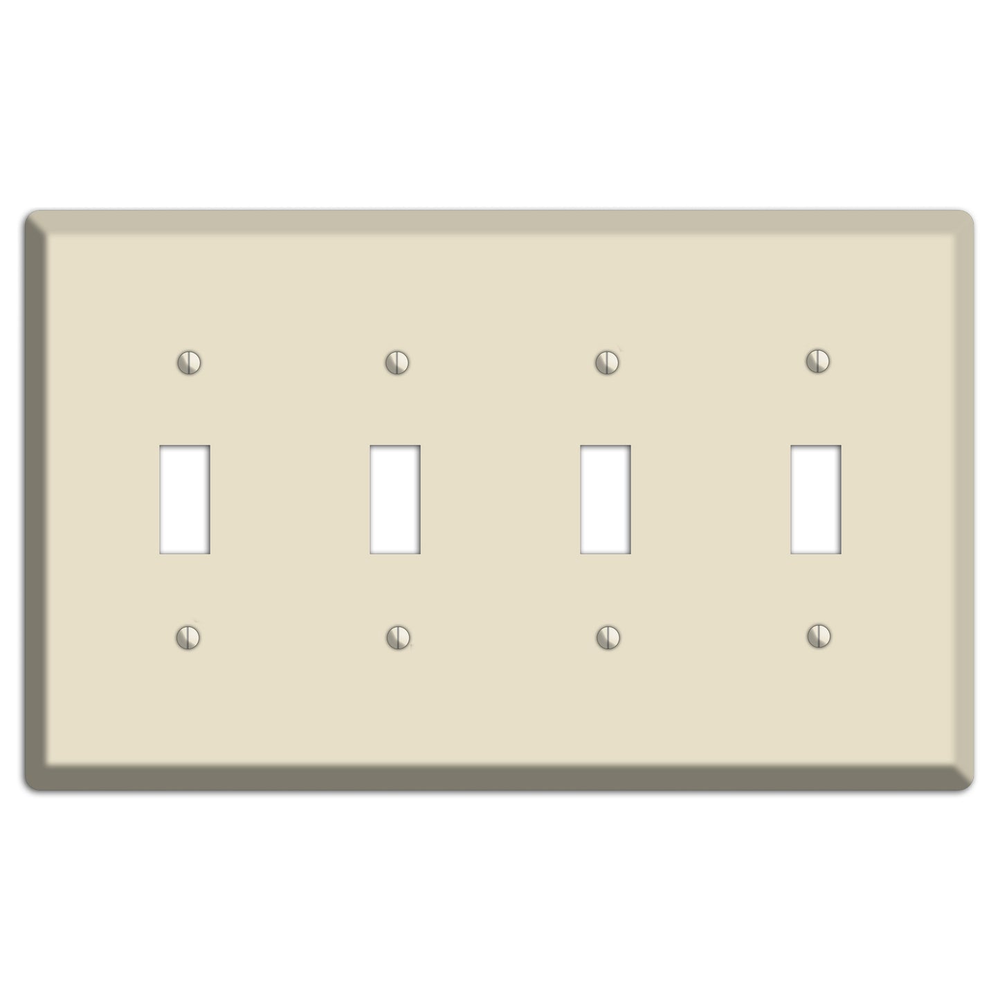 Baxter Ivory Cream 4 Toggle Wallplate