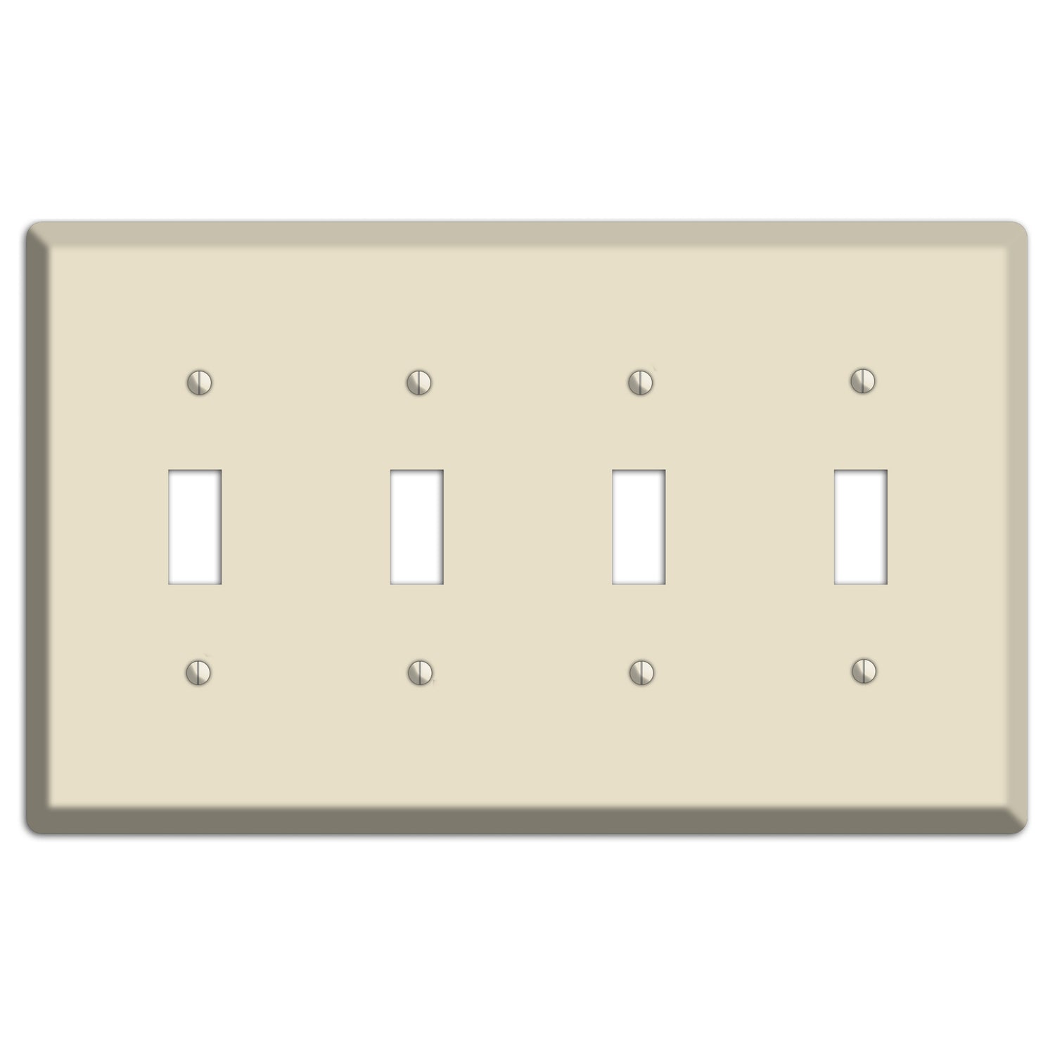 Baxter Ivory Cream 4 Toggle Wallplate