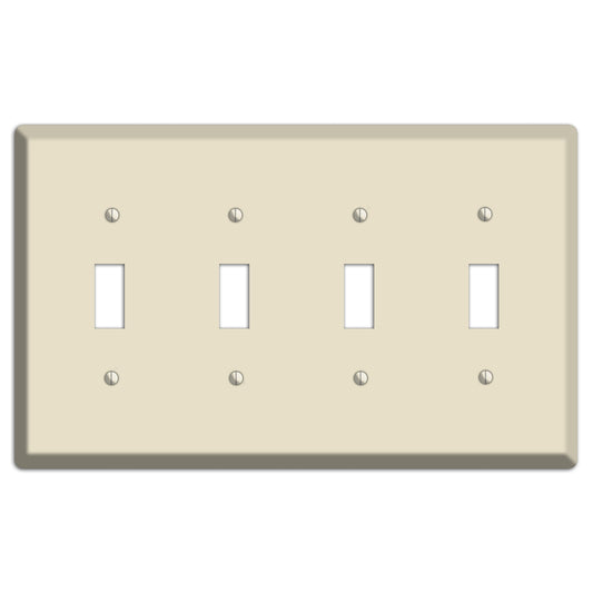 Baxter Ivory Cream 4 Toggle Wallplate