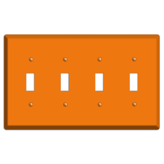 Baxter Pumpkin 4 Toggle Wallplate