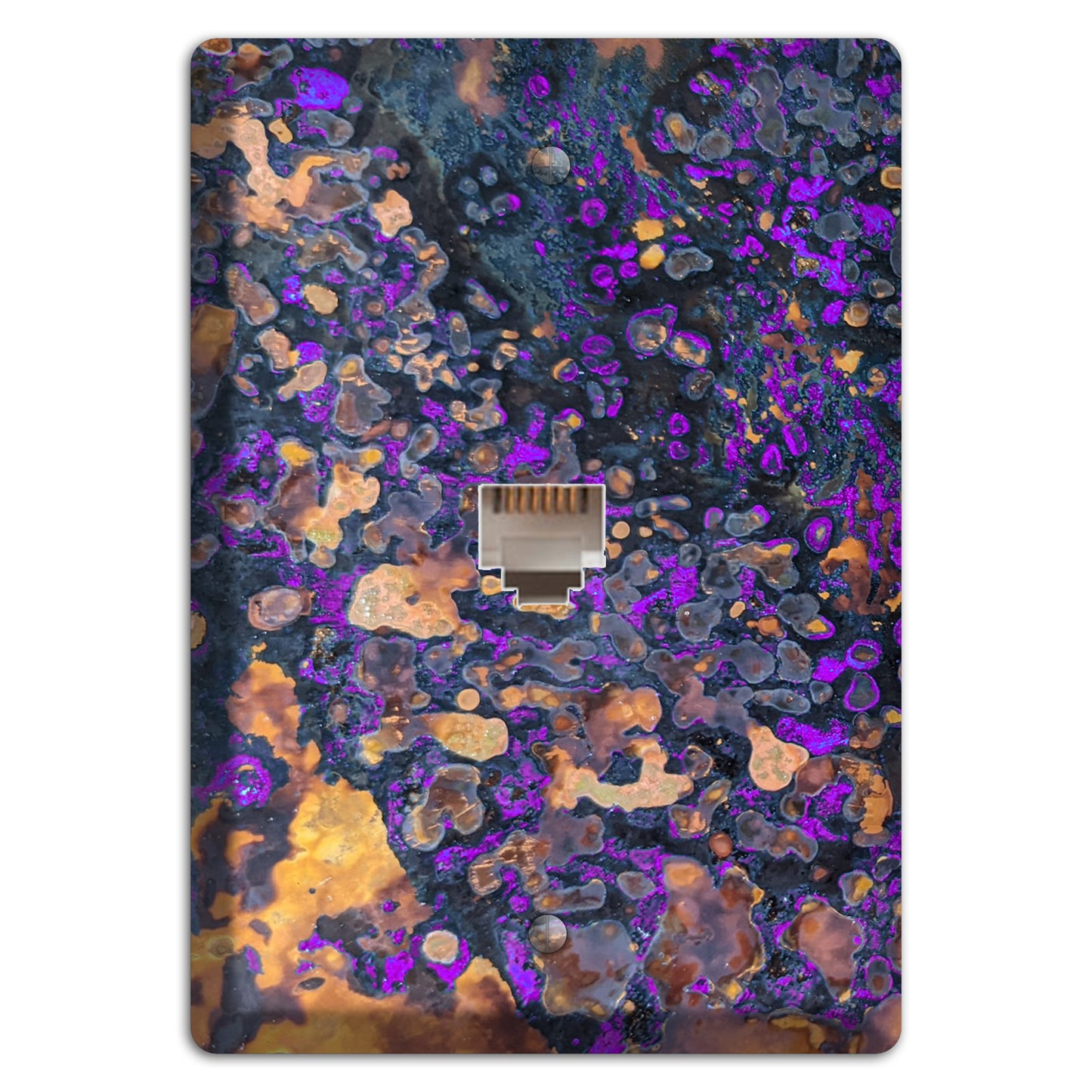 Copper Purple Phone Hardware with Plate