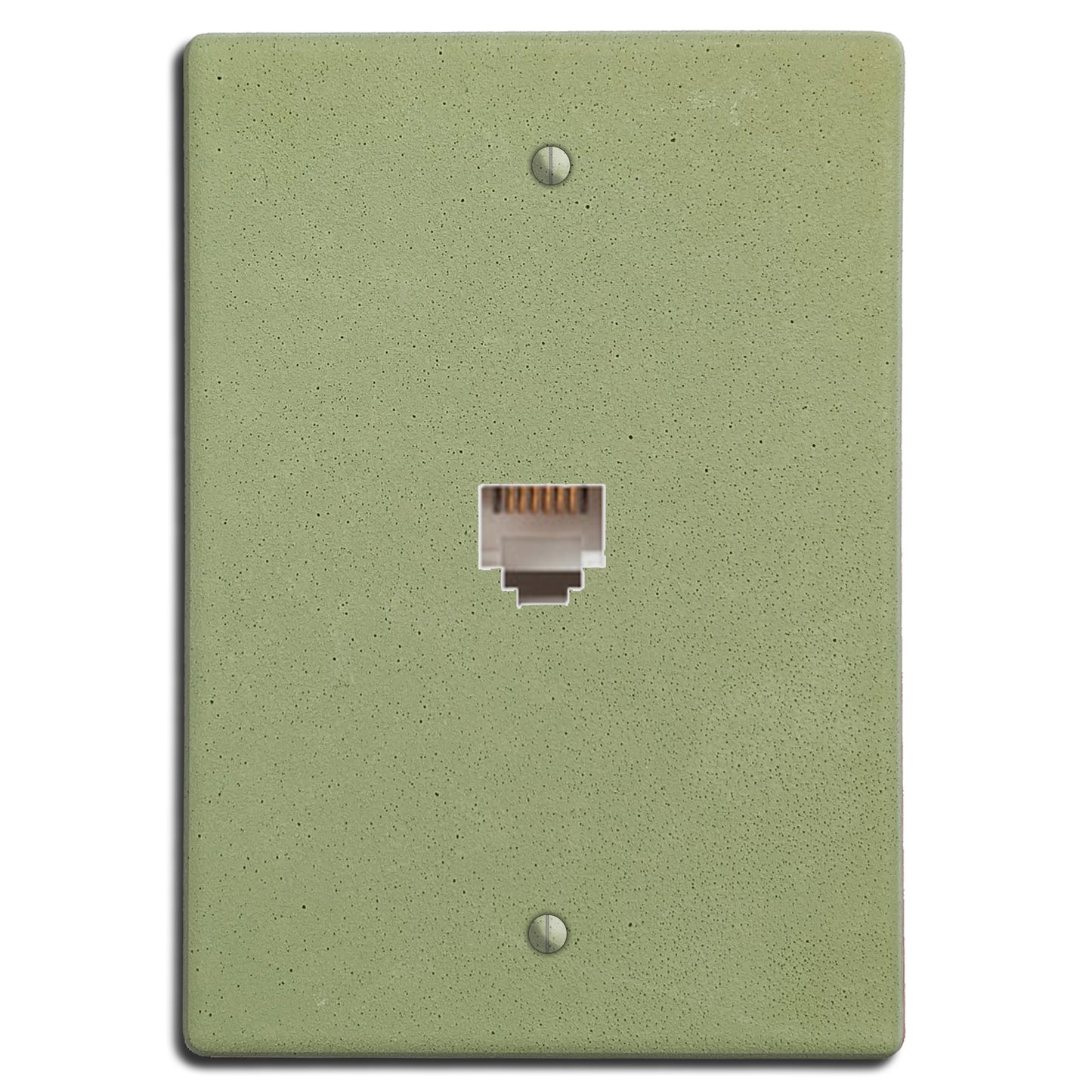 Sage Green Boho Smooth Phone Hardware with Plate