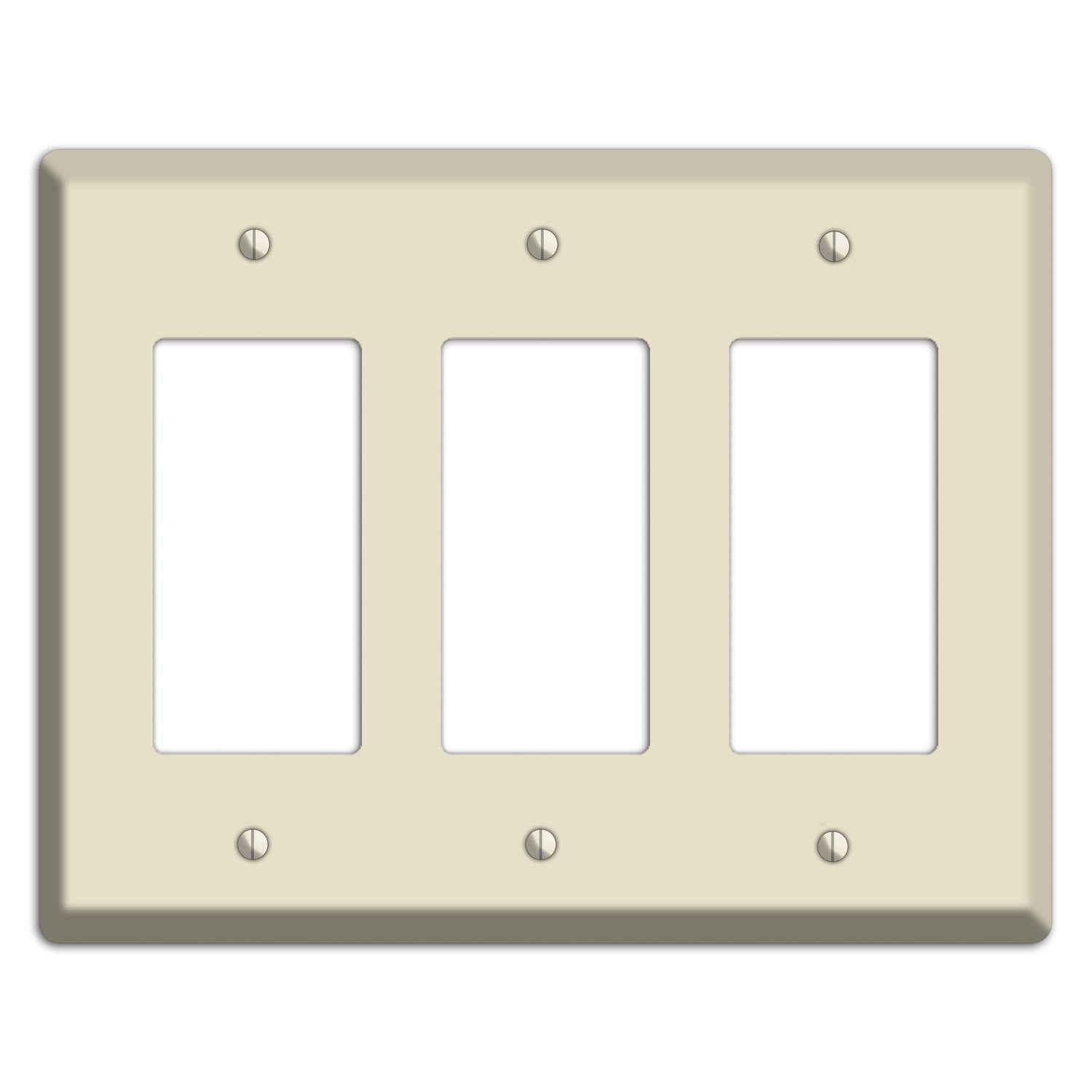 Baxter Ivory Cream 3 Rocker Wallplate