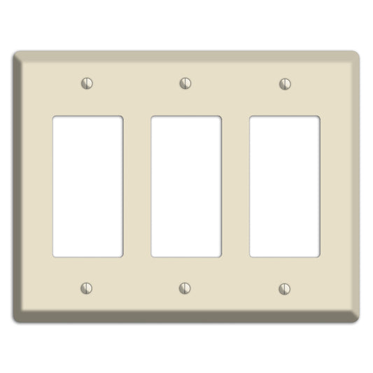 Baxter Ivory Cream 3 Rocker Wallplate