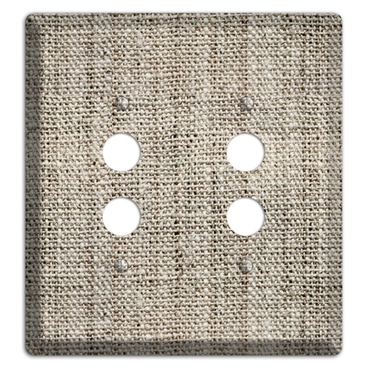 Niagara Burlap 2 Pushbutton Wallplate