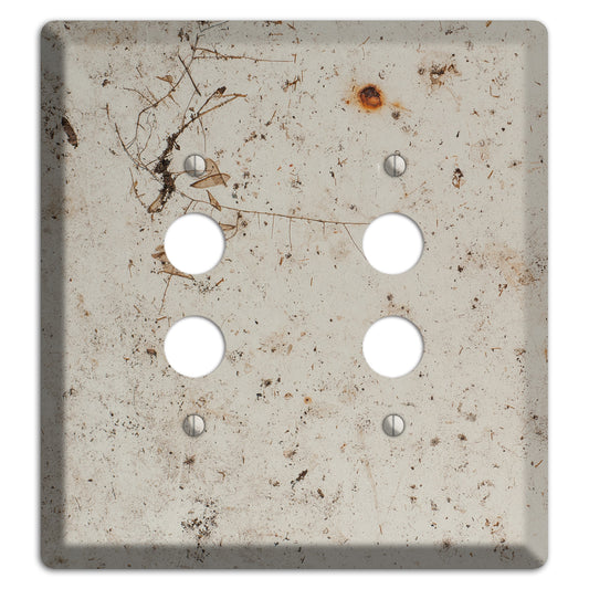 Spotted Concrete 2 Pushbutton Wallplate