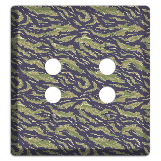 Vietnam Tiger 1 Camo 2 Pushbutton Wallplate