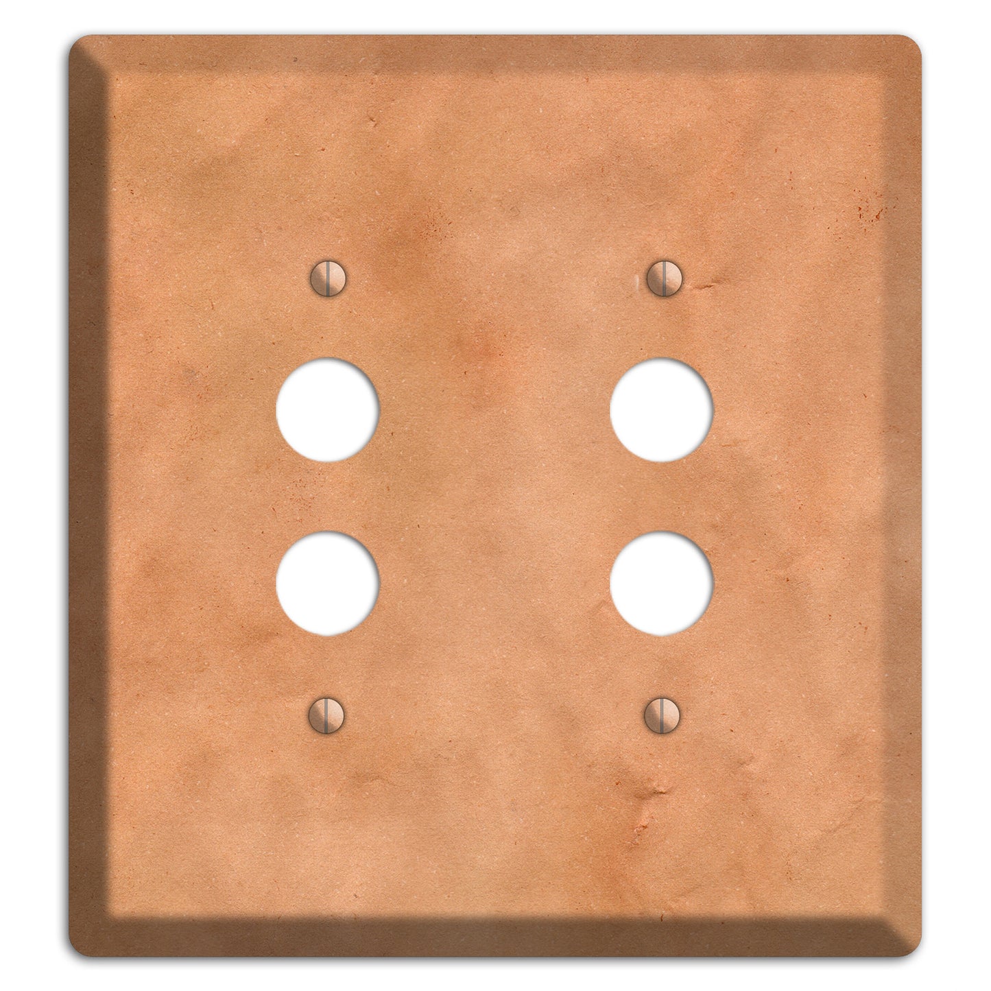 Aged Paper 11 2 Pushbutton Wallplate