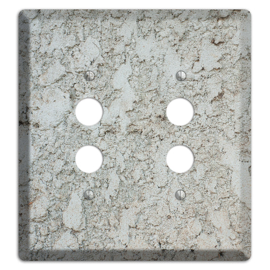 Plaster 6 2 Pushbutton Wallplate