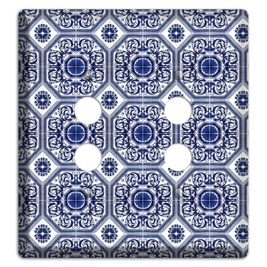 Tavira Tiles 1 2 Pushbutton Wallplate