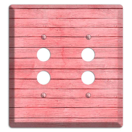 Sea Pink Soft Coral 2 Pushbutton Wallplate