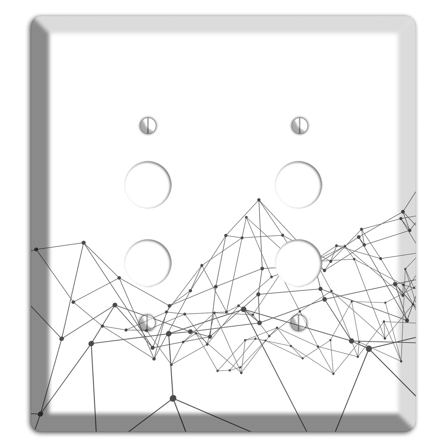 Linear B 2 Pushbutton Wallplate