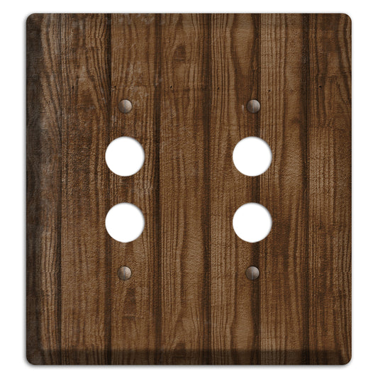 Spice Weathered Wood 2 Pushbutton Wallplate