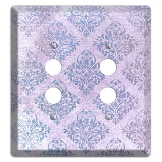 Logan Whimsical Damask 2 Pushbutton Wallplate