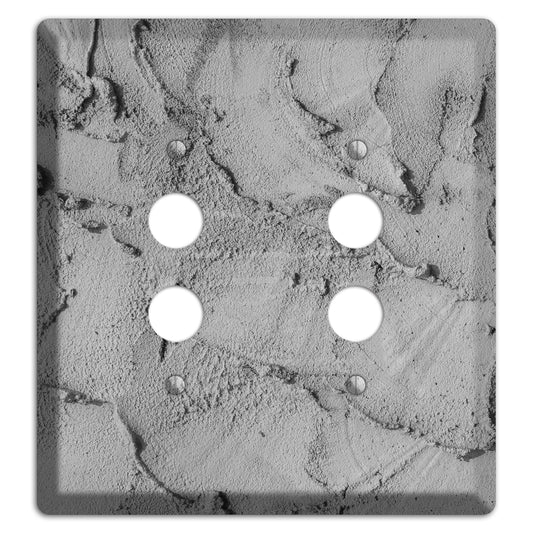 Plaster 8 2 Pushbutton Wallplate