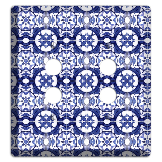 Tavira Tiles 10 2 Pushbutton Wallplate