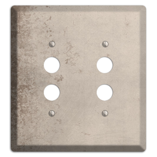 Sisal Vintage Grunge 2 Pushbutton Wallplate