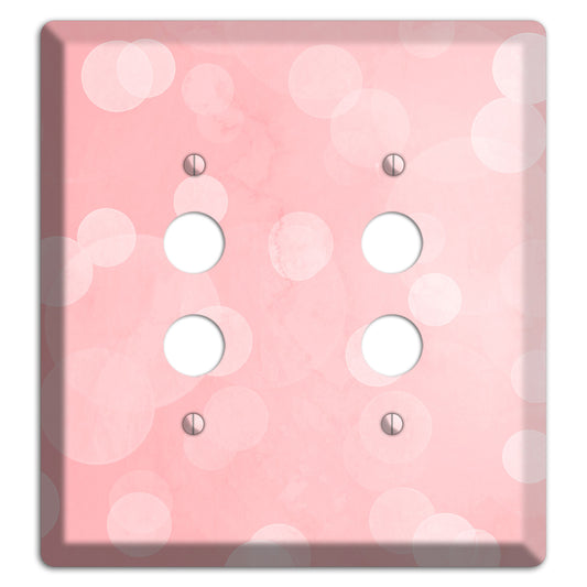 Supernova Soft Coral 2 Pushbutton Wallplate