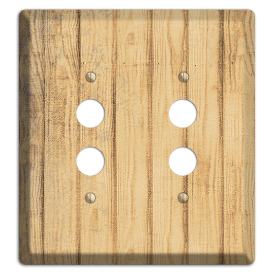 Twine Weathered Wood 2 Pushbutton Wallplate