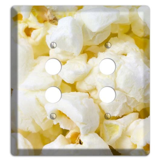 Popcorn 2 Pushbutton Wallplate