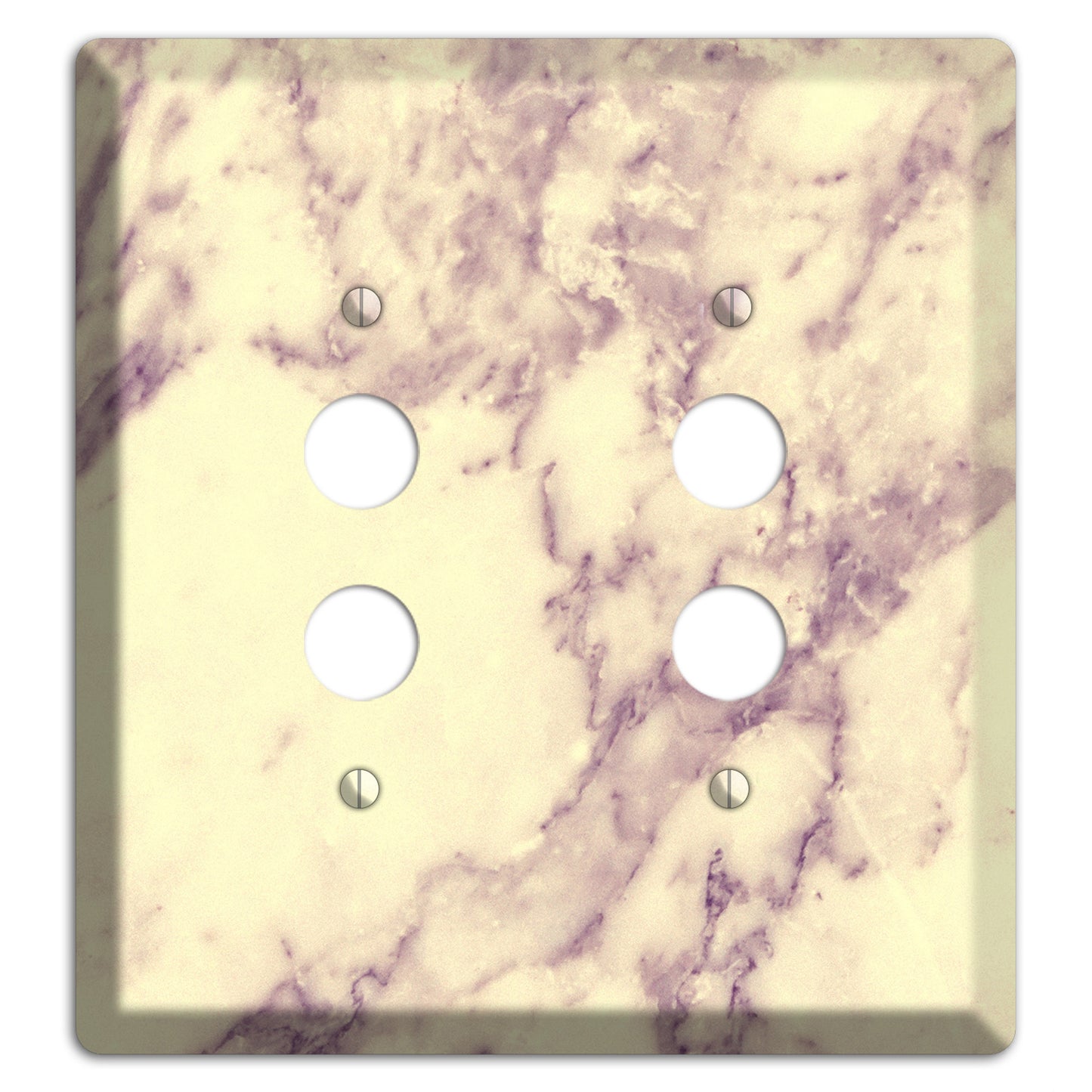 Champagne Marble 2 Pushbutton Wallplate