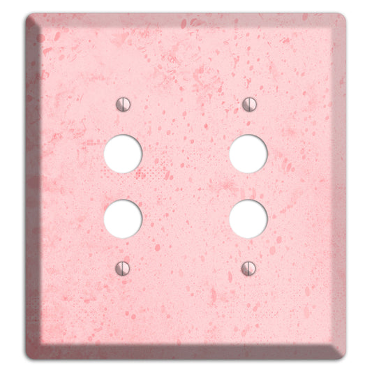 ShockingPpink Soft Coral 2 Pushbutton Wallplate