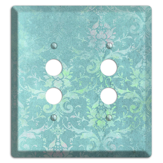 Logan Whimsical Damask 2 Pushbutton Wallplate