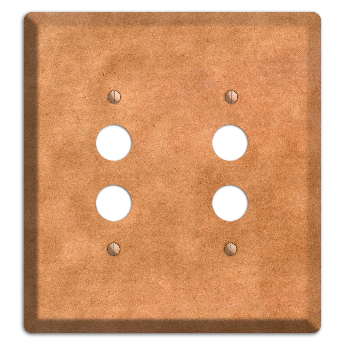 Aged Paper 8 2 Pushbutton Wallplate