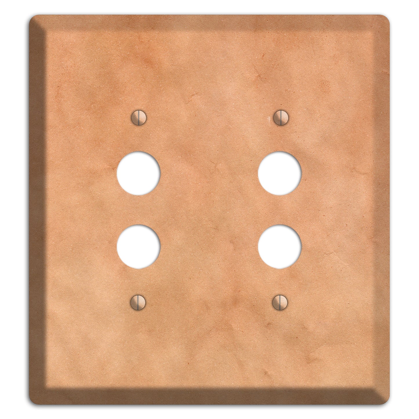 Aged Paper 12 2 Pushbutton Wallplate