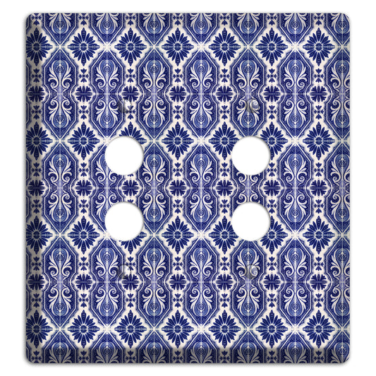 Tavira Tiles 8 2 Pushbutton Wallplate