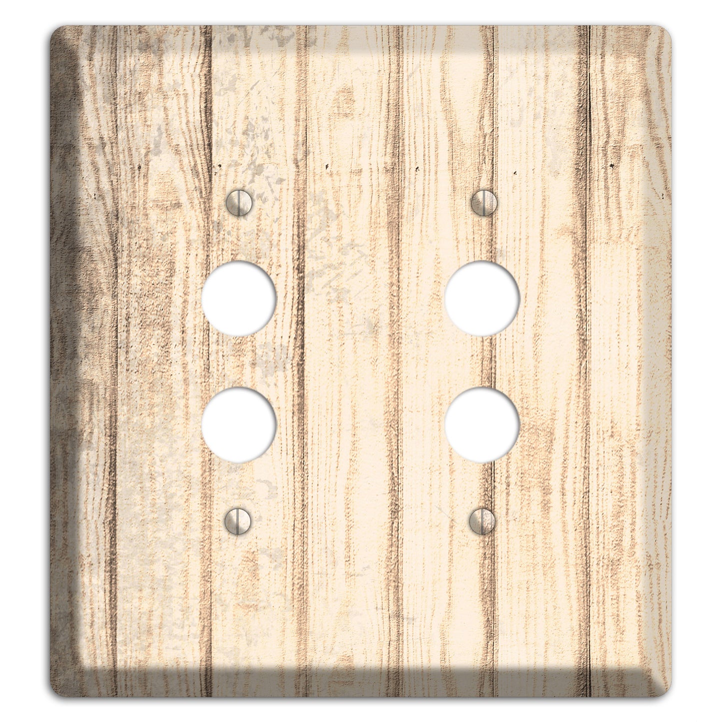 Sidecar Weathered Wood 2 Pushbutton Wallplate