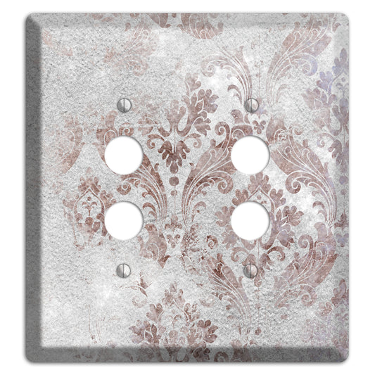 Nobel Whimsical Damask 2 Pushbutton Wallplate