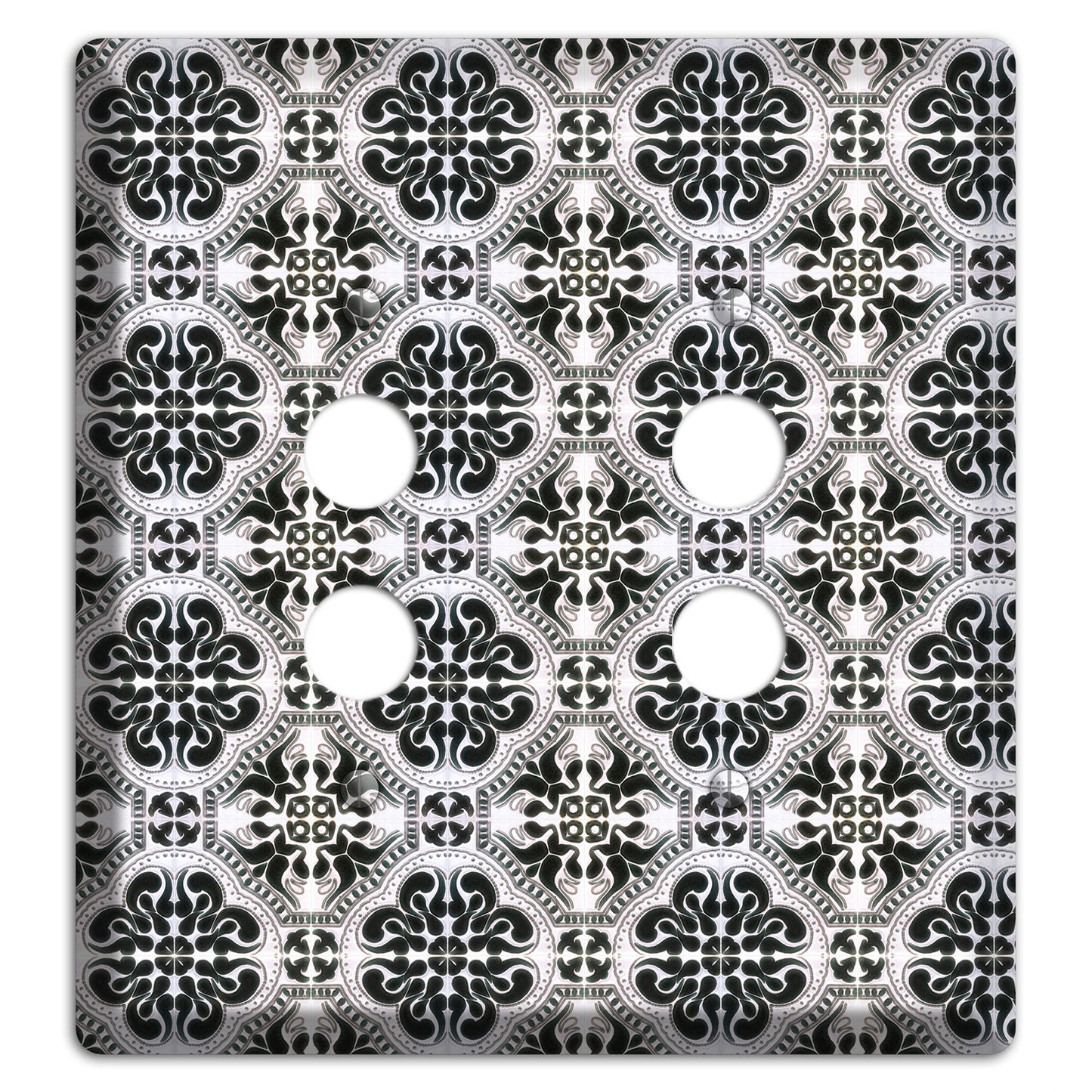 Tavira Tiles 5 2 Pushbutton Wallplate