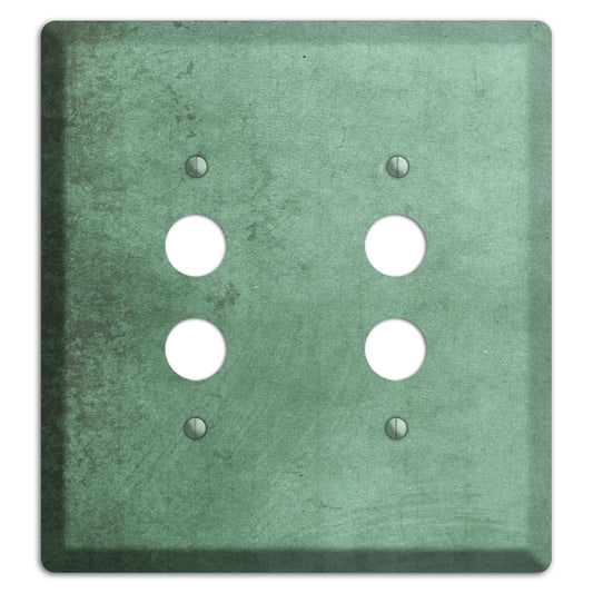 Bay Leaf Vintage Grunge 2 Pushbutton Wallplate