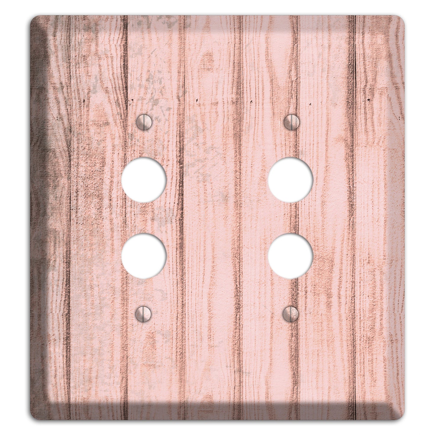 Beauty Bush Weathered Wood 2 Pushbutton Wallplate