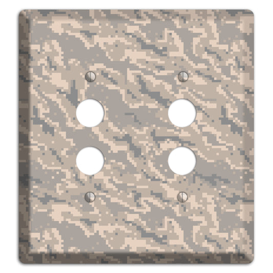 UCAF Tiger Stripe 1 Camo 2 Pushbutton Wallplate