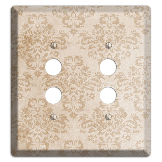 Bizarre Neutral Texture 2 Pushbutton Wallplate