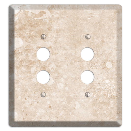 Logan Whimsical Damask 2 Pushbutton Wallplate