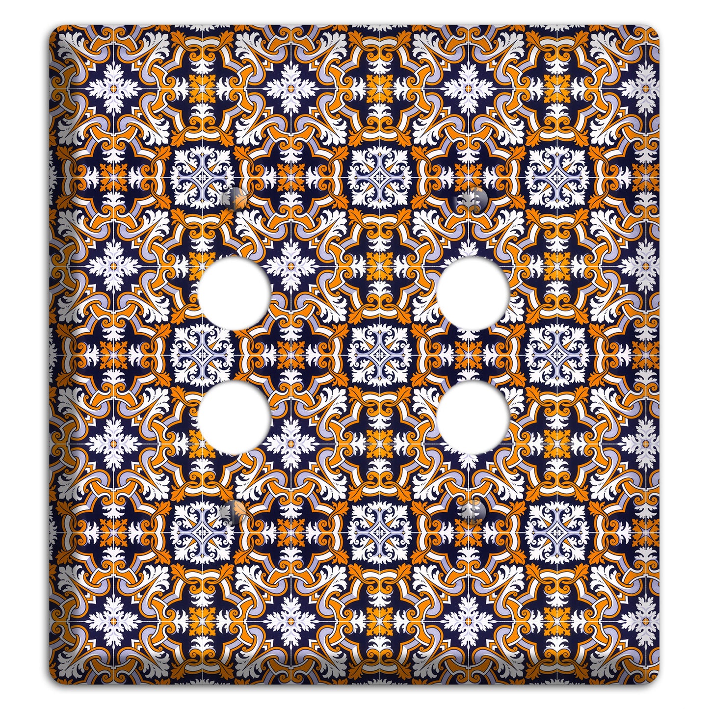 Tavira Tiles 6 2 Pushbutton Wallplate