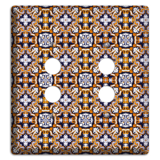 Tavira Tiles 6 2 Pushbutton Wallplate